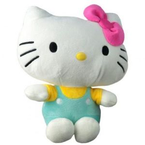 Jucarie din plus Hello Kitty Icon, Vernil, 22 cm imagine