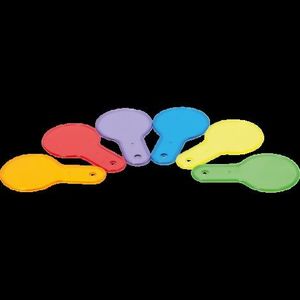 Set 6 palete translucide din plastic pentru predarea culorilor la gradinita imagine