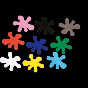 Set 10 piese translucide din plastic in forma de pata pentru tableta sau masa luminoasa imagine