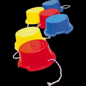 Traseu cu 6 piese mari texturate pentru exercitii de echilibru, coordonare si stimulare senzoriala imagine