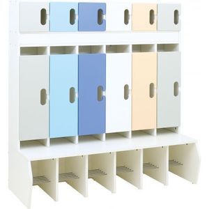 Set vestiare Chameleon 1, alb, inchidere silentioasa imagine