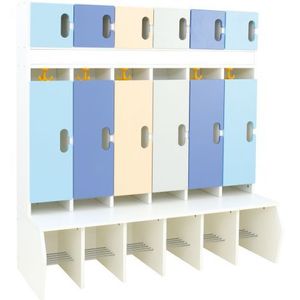 Set vestiare Chameleon 4, alb, inchidere silentioasa imagine