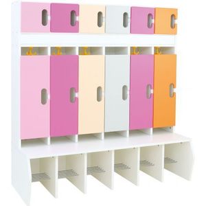 Set vestiare Chameleon 6, alb, inchidere silentioasa imagine