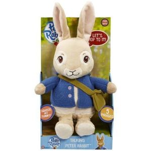 Jucarie din plus cu sunete Peter Rabbit, 27 cm imagine