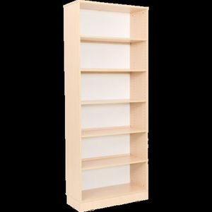 Biblioteca Grande 223 cm inaltime, culoare artar, gradinita si scoala imagine