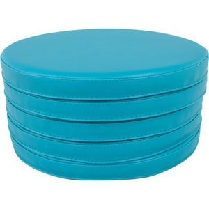 Set 5 perne Relax rotunde diam 35 cm turcoaz inchis imagine