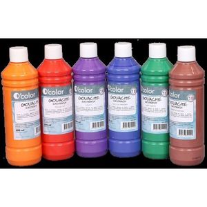 Guasa lavabila pentru pictura 500 ml Rosu Intens imagine