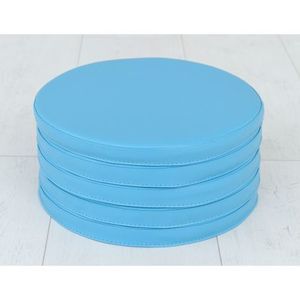 Set 5 perne Relax rotunde diam 35 cm turcoaz deschis imagine