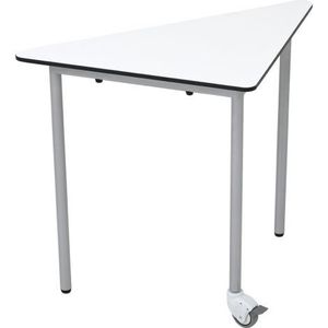 Masa triunghiulara Easymove alba, marime 6, 76 cm inaltime imagine