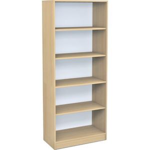 Dulap inalt pentru biblioteca, 185 cm, culoare artar imagine