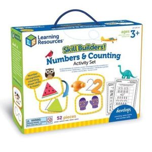 Set activitati educative Invat sa numar pentru copii de 3 -7 ani, 52 piese Learning Resources LSP1245-UK imagine