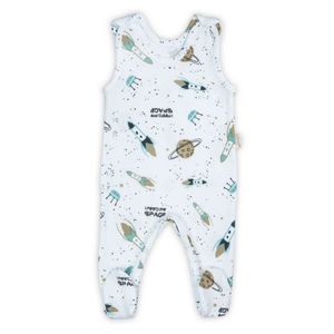 Salopeta de bumbac 100% (182023) Colectia Star Alba Marimea 74 imagine