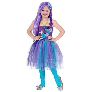 Costum sirena tutu dress 4-5 ani imagine
