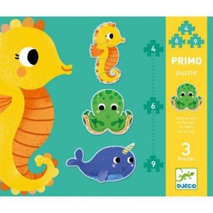 Set Puzzle-uri evolutive Djeco, Ocean imagine