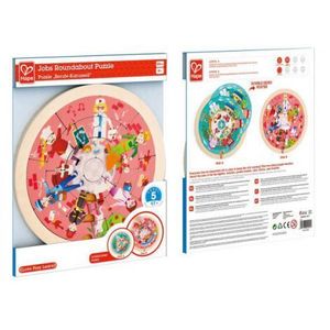 Hape Puzzle Rotund Cu 2 Fete imagine