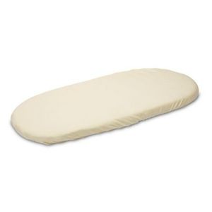 Husa de bumbac cu elastic pentru salteaua de landou Bej imagine