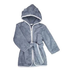 Halat de baie cu fermoar pentru copii Nicol Gri Marimea 110-116 imagine