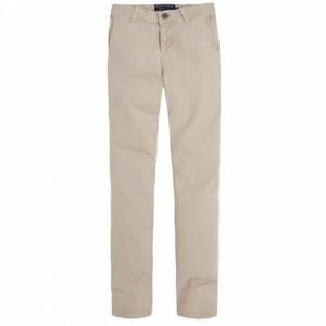 Pantaloni bej din doc (6521), 12 ani 152 cm imagine