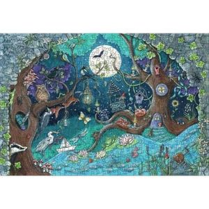Puzzle Lemn Padure, 500 Piese imagine