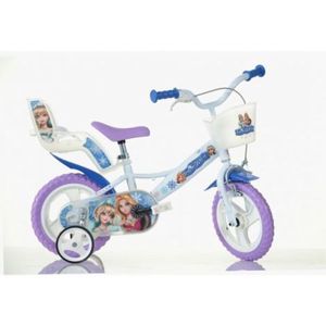 Bicicleta copii 3-5 ani, 12 inch, Snow Queen, Dino Bikes DN124RLSQ imagine