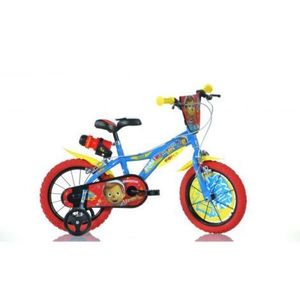 Bicicleta copii 4-6 ani, 16 inch, Pinocchio , Dino Bikes DN616PN imagine