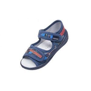 Sandalute cu brant de piele pentru baieti Vi-GGa-Mi Darus Imprimeu marimea 27 imagine