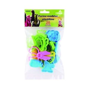 Forme modelat plastilina 20 piese imagine