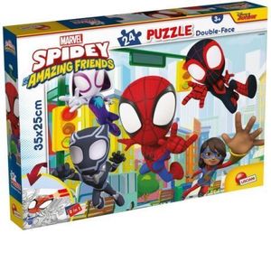 Puzzle de colorat - paienjenelul marvel și prietenii lui uimitori (24 de piese) imagine