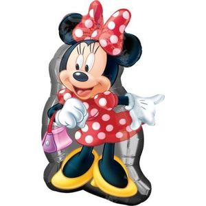 Balon folie figurina minnie 48x81 cm imagine