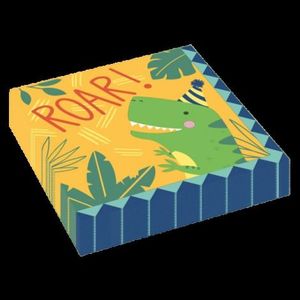 Servetele petrecere dinozauri roar 33x33 cm imagine