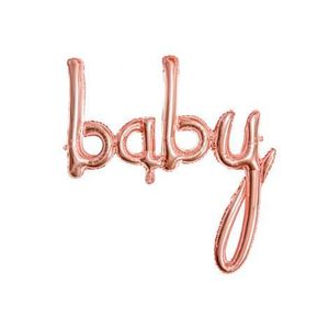 Balon folie baby rose gold 73.5x75.5 cm imagine
