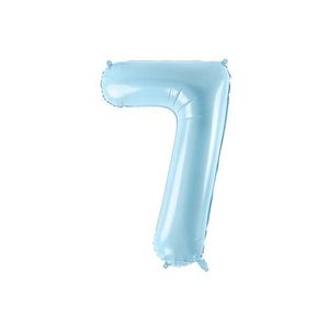 Balon folie cifra 7 bleu 86 cm imagine