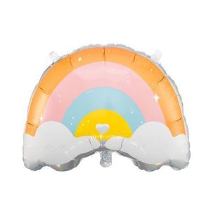 Balon folie curcubeu 55x40 cm imagine