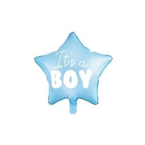 Balon folie its a boy bleu 45 cm imagine