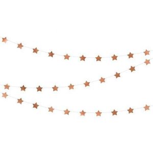 Ghirlanda stele rose gold 3.6 m imagine