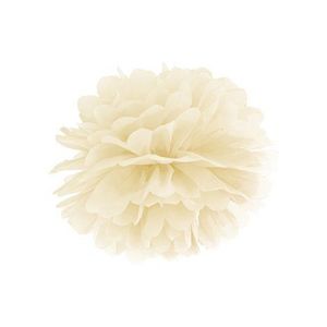 Pom pom crem 35 cm imagine