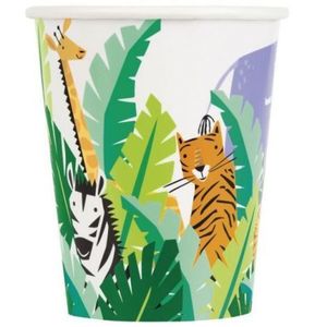 Pahare petrecere safari 250 ml imagine