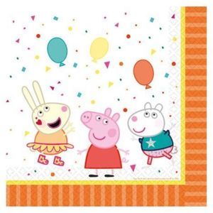 Servetele petrecere peppa pig 33x33 cm imagine