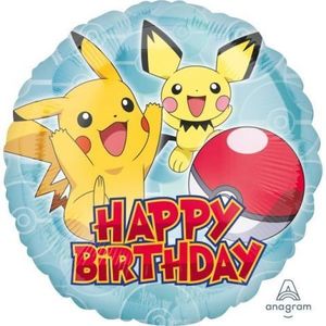 Balon folie petrecere pokemon 45 cm imagine