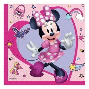 Servetele petrecere minnie mouse junior 33x33 cm Procos PR93832 imagine