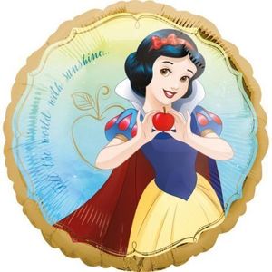 Balon folie alba ca zapada 45 cm Amscan AM3980401 imagine