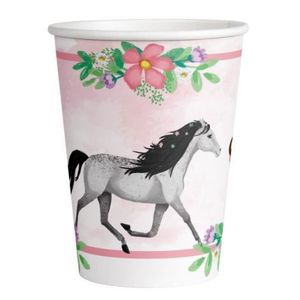 Pahare petrecere cai fete 250 ml imagine