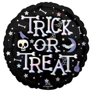 Balon folie trick or treat 45 cm imagine