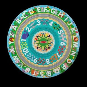 Puzzle de podea circular pentru invatarea numerelor si literelor (limba engleza) Tarmul marii imagine