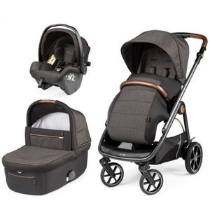 Carucior 3 in 1 Peg Perego Veloce, SLK, 0 - 22 kg, 500, Negru Gri imagine