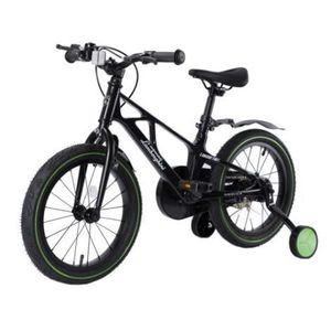Bicicleta copii 3-5 ani, 14 inch, Lamborghini Cadru Magneziu Neagra, Mesuca LBK00714BLK imagine