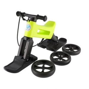 Bicicleta copii 2-5 ani, fara pedale, Funny Wheels Rider Supersport Yetti In Lime Black, FUNNY WHEELS RIDER 8595557516576 imagine
