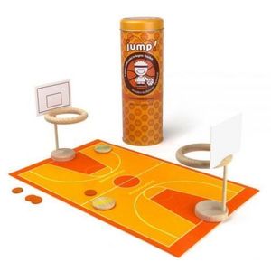JUMP! Baschet, joc cu nasturi din lemn, Milaniwood imagine