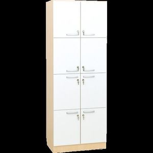 Mobilier vestiar scolar cu incuietori si 8 casete, pentru hol sau clasa, 82 x 49.8 x 223 cm imagine