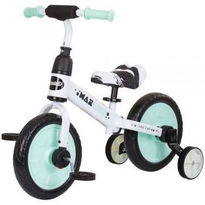 Bicicleta copii 2-5 ani, fara pedale, In Max Bike Mint, Chipolino DIKMB0232MI imagine